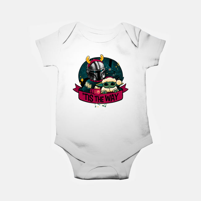 Tis The Way-Baby-Basic-Onesie-teesgeex