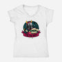 Tis The Way-Womens-V-Neck-Tee-teesgeex