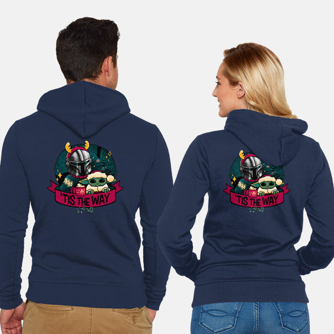 Tis The Way-Unisex-Zip-Up-Sweatshirt-teesgeex