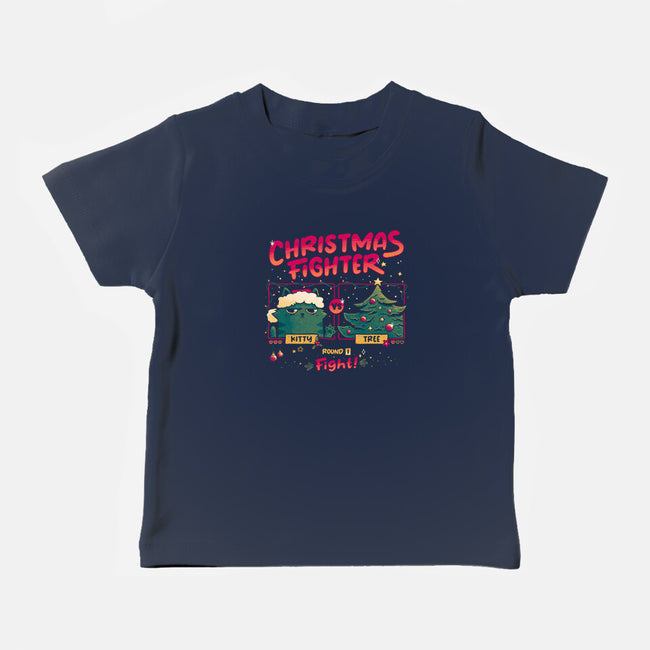 Christmas Fighter-Baby-Basic-Tee-teesgeex