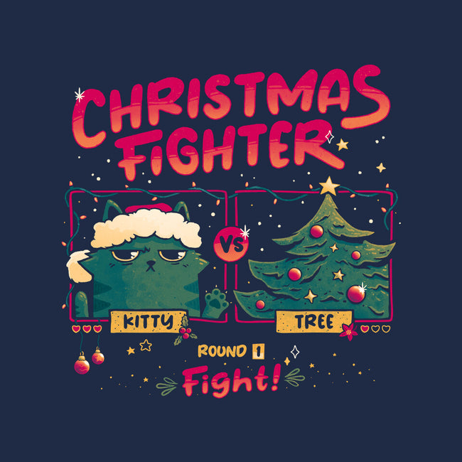 Christmas Fighter-Mens-Heavyweight-Tee-teesgeex