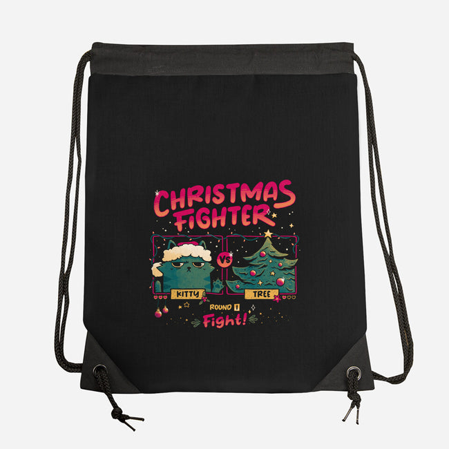 Christmas Fighter-None-Drawstring-Bag-teesgeex