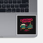 Christmas Fighter-None-Glossy-Sticker-teesgeex