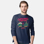 Christmas Fighter-Mens-Long Sleeved-Tee-teesgeex