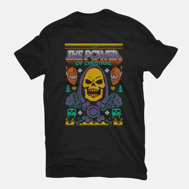 The Evil Power Of Christmas-Womens-Fitted-Tee-Arinesart