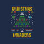 Christmas Invaders-Womens-Basic-Tee-Arinesart