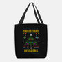 Christmas Invaders-None-Basic Tote-Bag-Arinesart