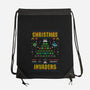 Christmas Invaders-None-Drawstring-Bag-Arinesart