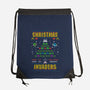 Christmas Invaders-None-Drawstring-Bag-Arinesart