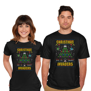 Christmas Invaders-Mens-Basic-Tee-Arinesart