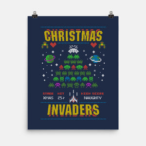 Christmas Invaders-None-Matte-Poster-Arinesart