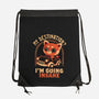 Going Insane-None-Drawstring-Bag-eduely