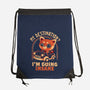 Going Insane-None-Drawstring-Bag-eduely