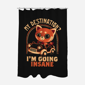 Going Insane-None-Polyester-Shower Curtain-eduely