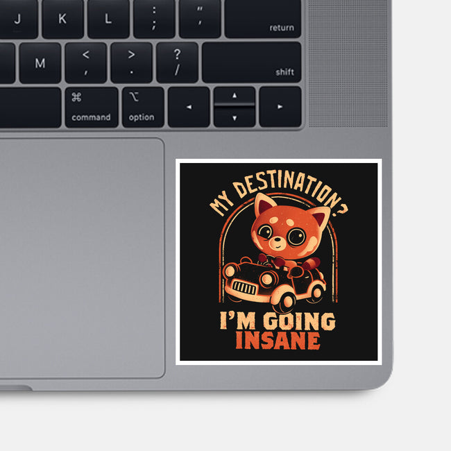 Going Insane-None-Glossy-Sticker-eduely