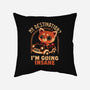 Going Insane-None-Removable Cover w Insert-Throw Pillow-eduely