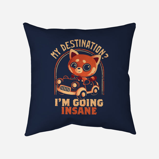 Going Insane-None-Removable Cover w Insert-Throw Pillow-eduely