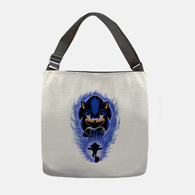 Big Blue Blur-None-Adjustable Tote-Bag-rmatix