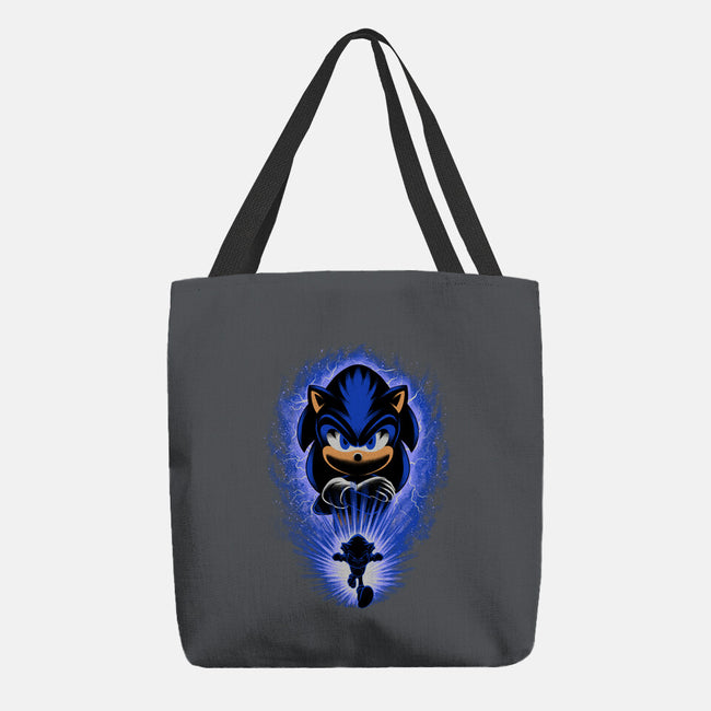 Big Blue Blur-None-Basic Tote-Bag-rmatix