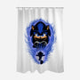 Big Blue Blur-None-Polyester-Shower Curtain-rmatix