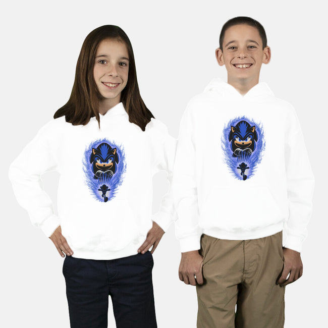 Big Blue Blur-Youth-Pullover-Sweatshirt-rmatix