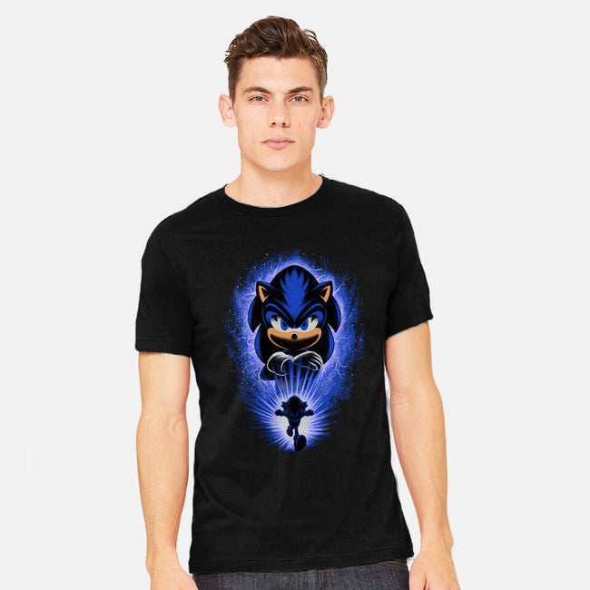 Big Blue Blur-Mens-Heavyweight-Tee-rmatix