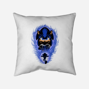 Big Blue Blur-None-Removable Cover w Insert-Throw Pillow-rmatix