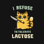 I Refuse To Tolerate Lactose-Womens-V-Neck-Tee-kg07