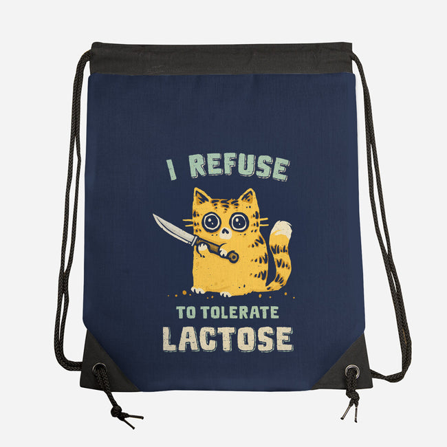 I Refuse To Tolerate Lactose-None-Drawstring-Bag-kg07