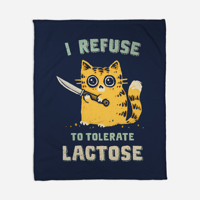 I Refuse To Tolerate Lactose-None-Fleece-Blanket-kg07