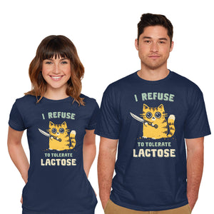 I Refuse To Tolerate Lactose-Mens-Basic-Tee-kg07