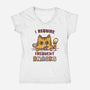 I Require Snacks-Womens-V-Neck-Tee-kg07