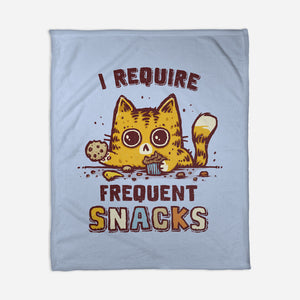 I Require Snacks-None-Fleece-Blanket-kg07