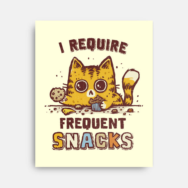 I Require Snacks-None-Stretched-Canvas-kg07