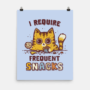 I Require Snacks-None-Matte-Poster-kg07