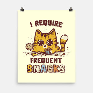 I Require Snacks-None-Matte-Poster-kg07