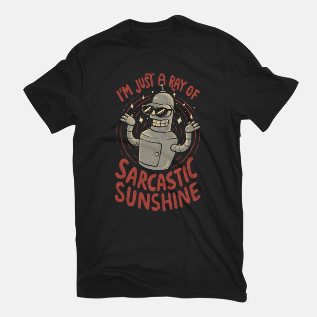 Ray Of Sarcastic Sunshine-Mens-Basic-Tee-Arigatees