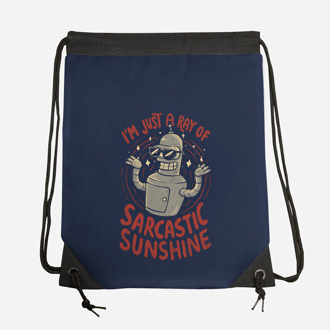 Ray Of Sarcastic Sunshine-None-Drawstring-Bag-Arigatees