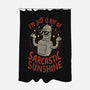 Ray Of Sarcastic Sunshine-None-Polyester-Shower Curtain-Arigatees