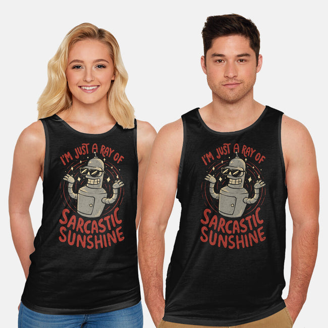 Ray Of Sarcastic Sunshine-Unisex-Basic-Tank-Arigatees