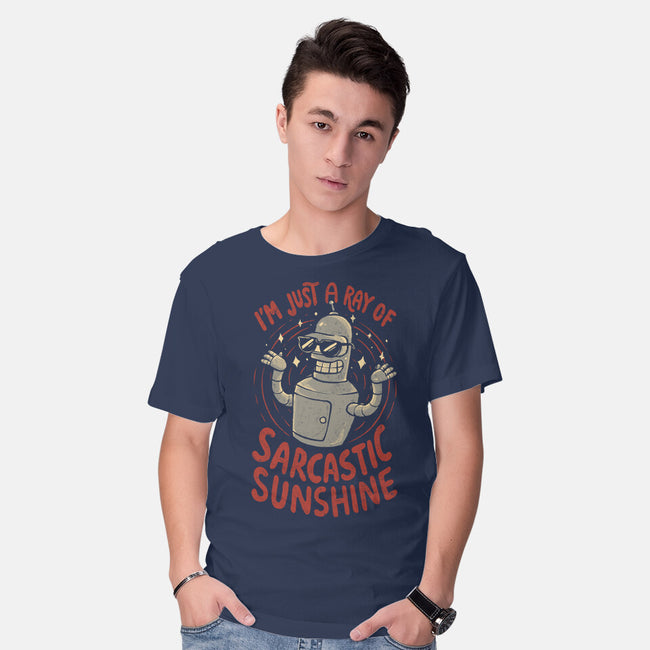 Ray Of Sarcastic Sunshine-Mens-Basic-Tee-Arigatees