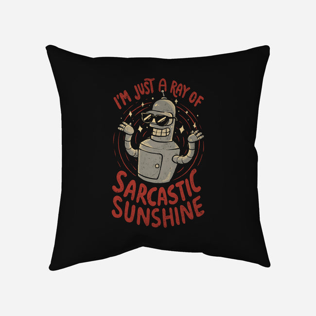 Ray Of Sarcastic Sunshine-None-Removable Cover w Insert-Throw Pillow-Arigatees