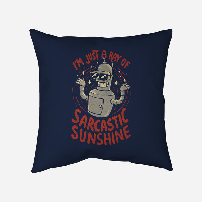 Ray Of Sarcastic Sunshine-None-Removable Cover w Insert-Throw Pillow-Arigatees