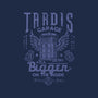 Tardis Garage-Unisex-Crew Neck-Sweatshirt-Arinesart