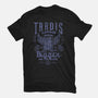 Tardis Garage-Womens-Fitted-Tee-Arinesart