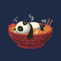 Sleepy Ramen Panda-None-Drawstring-Bag-erion_designs