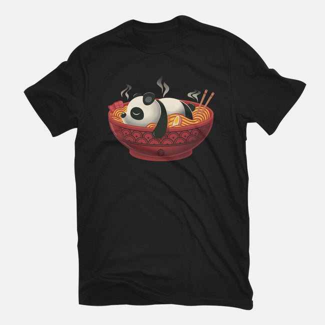 Sleepy Ramen Panda-Unisex-Basic-Tee-erion_designs