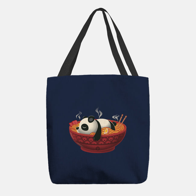 Sleepy Ramen Panda-None-Basic Tote-Bag-erion_designs