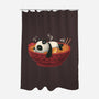 Sleepy Ramen Panda-None-Polyester-Shower Curtain-erion_designs