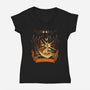 The Secret Garden-Womens-V-Neck-Tee-yumie